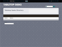 Tablet Screenshot of directory.tabletopgeeks.com
